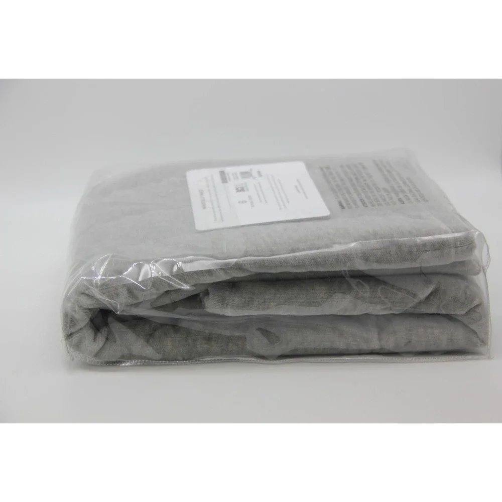 Pottery Barn Standard Pillow Sham Hudson Heathered Velvet Gray NEW 26x20